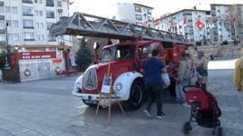 Sivas itfaiyesinin emektarları görücüye çıktı