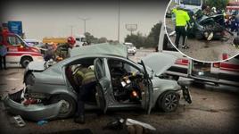 Ankara'da korkunç kaza! Otomobil, park halindeki tankere çarptı: 3 ölü, 2 yaralı