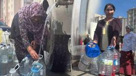 Su kesintisi uygulanan Ankara'da tankerle su dağıtım