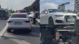 Esenler’de sahte plaka ve çakarlı otomobile 333 bin lira para cezası