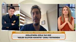 Güllü'nün oğlu Tuğberk Yağız Gülter, ilk kez canlı yayına katıldı