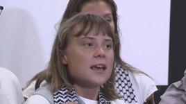 Greta Thunberg: Gazze'de soykırım gerçekleşiyor