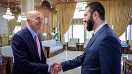 Suriye Cumhurbaşkanı Şara ile ABD temsilcisi Barrack görüştü