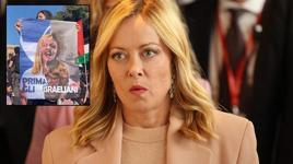 İtalya Başbakanı Meloni'ye 'Gazze'deki soykırıma ortaklık' suçlaması! Roma'da dikkat çeken afişli eylem