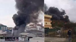 Ataşehir'de fabrika yangını! Çok sayıda ekip sevk edildi