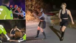 Polis durdurdu, ortalık karıştı: Benim babam savcı, valiyi arayacağım