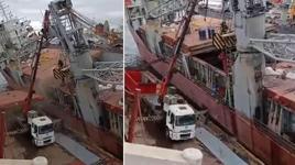 Tuzla Tersanesi’nde gemi devrildi! 1 işçiden acı haber