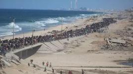 Gazze'de ateşkesin yürürlüğe girmesiyle binlerce Filistinli kuzeydeki evlerine dönmeye başladı