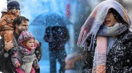 Hafta sonu kar göründü!