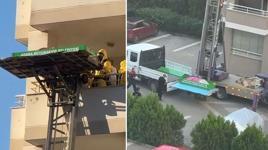 Cenazesi asansörlü araçla çıkarıldı! Kötü koku ihbarı korkunç gerçeği ortaya çıkardı