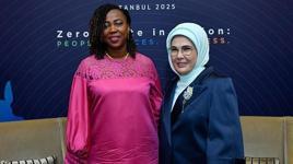 Emine Erdoğan, Sierra Leone Cumhurbaşkanı'nın eşi Fatima Maada Bio ile görüştü