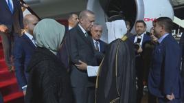 Körfez turundaki ikinci durak! Erdoğan resmi ziyaret için Katar'a gitti