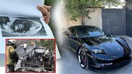 18 milyonluk Porsche alev aldı! İş insanı canını zor kurtardı