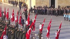 Son dakika... Erdoğan ve devlet erkanı Ata'nın huzurunda