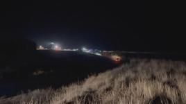 Gürcistan-Azerbaycan sınırında düşen askeri kargo uçağının enkazına ulaşıldı