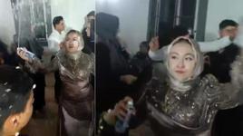 Dans ederek, kar spreyi sıkıyordu! Herkesin gözü önünde öldürüldü