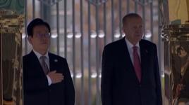 Cumhurbaşkanı Erdoğan, Güney Kore Devlet Başkanı Lee Jae Myung'u karşıladı