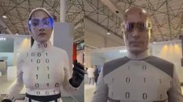 Teknoloji fuarında büyük skandal! Robotlar insan çıktı, gerçeği tek bir detay ele verdi