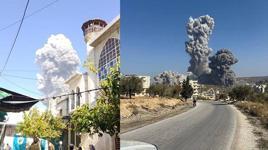 Suriye'de şiddetli patlama! Bölgeden dumanlar yükseliyor