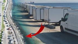 Bölge adeta karavan mahallesine döndü, vatandaş isyan etti: Sayıları 700’e dayandı, sahili kullanamıyoruz