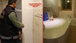 Masaj salonunda fuhuş baskını! 9 kadın gizli bölmeden çıktı