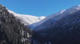 Rize'nin yüksek kesimlerinde kar etkili oldu