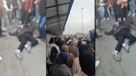 İstanbul'da durakta bayılan çocuk metrobüsün altında kalarak yaralandı