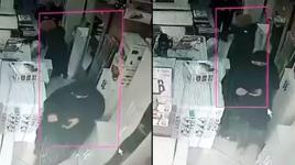 Mağazada şaşkına çeviren taktik! Saç düzleştiriciyi çarşafa sarıp çaldılar