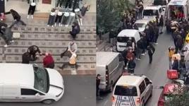 Zeytinburnu'ndaki 'park yeri' dehşeti kamerada!