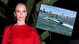 Okyanusta cesur anlar! Yasemin Kay Allen'dan jet ski şov