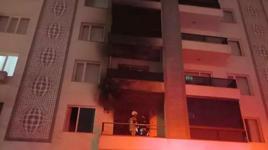 Uzaklaştırma kararı sonrası evini ateşe verdi