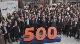 TUSAŞ'tan Airbus'a 500'üncü A320 uçağı sevkiyatı