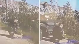 İbadet sırasında insanlık dışı saldırı! Namaz kılan Filistinliyi ATV ile ezdi
