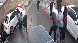 Kopan elektrik teli, üzerine düştüğü, montu yandı! Dehşete düşüren an