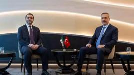 Dışişleri Bakanı Hakan Fidan, Suriyeli mevkidaşı Şeybani ile görüştü