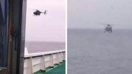 ABD'den Rus bayraklı gemiye helikopterli baskın! Atlantik'te sıcak dakikalar