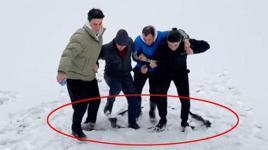 'Çılgınlık yapalım' dediler, 3 saniye sonra suya gömüldüler: Bu kadar derin olacağını tahmin etmedik