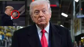 İşçinin sözleri Trump'ı çılgına çevirdi! Küfredip, orta parmağını gösterdi