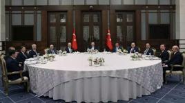 Cumhurbaşkanı Erdoğan yasama, yürütme ve yargı organlarının temsilcileri ile görüştü