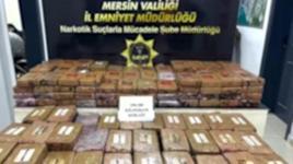 Mersin Limanı'nda 298 kilo kokain ele geçirildi