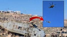 İsrail ordusuna ait helikopter yere çakıldı! Kurtarma operasyonu faciaya dönüştü