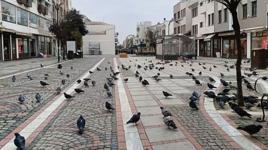 Bir kent sessizliğe büründü! Cadde ve sokaklar boş kaldı