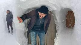 Kardan tünellerden geçen yaşam