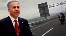 Otoyolda 300 kilometre hız yapan motosiklet sürücüsüne 'Gereği Yapıldı'