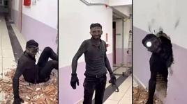 Rizeli ustadan 'örümcek adam' refleksi!