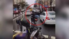 Şişli’de trafiği birbirine kattı! Motosiklet sürücüsüne 28 bin liralık ceza