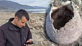 Göl çekildi, küpler ortaya çıktı! İçinden çıkanlar şaşkına çevirdi