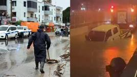 Suyla dolan alt geçitte mahsur kalan sürücü hayatını kaybetti