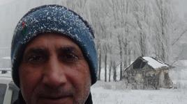 Kars’ın soğuğu kirpik dondurdu