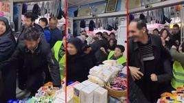 Bursa'da indirim günü izdihamı! 27. yıl kampanyasında kapılar açıldı, ortalık karıştı